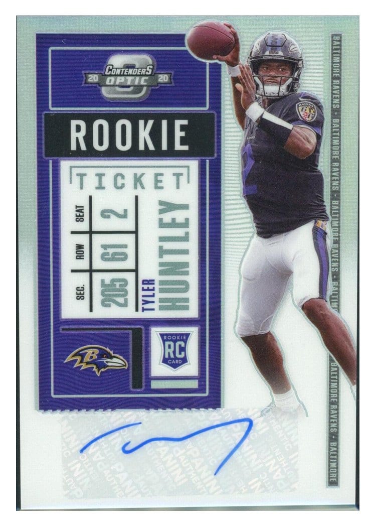 2020 Panini Contenders Optic Base Set Tyler Huntley #206 card
