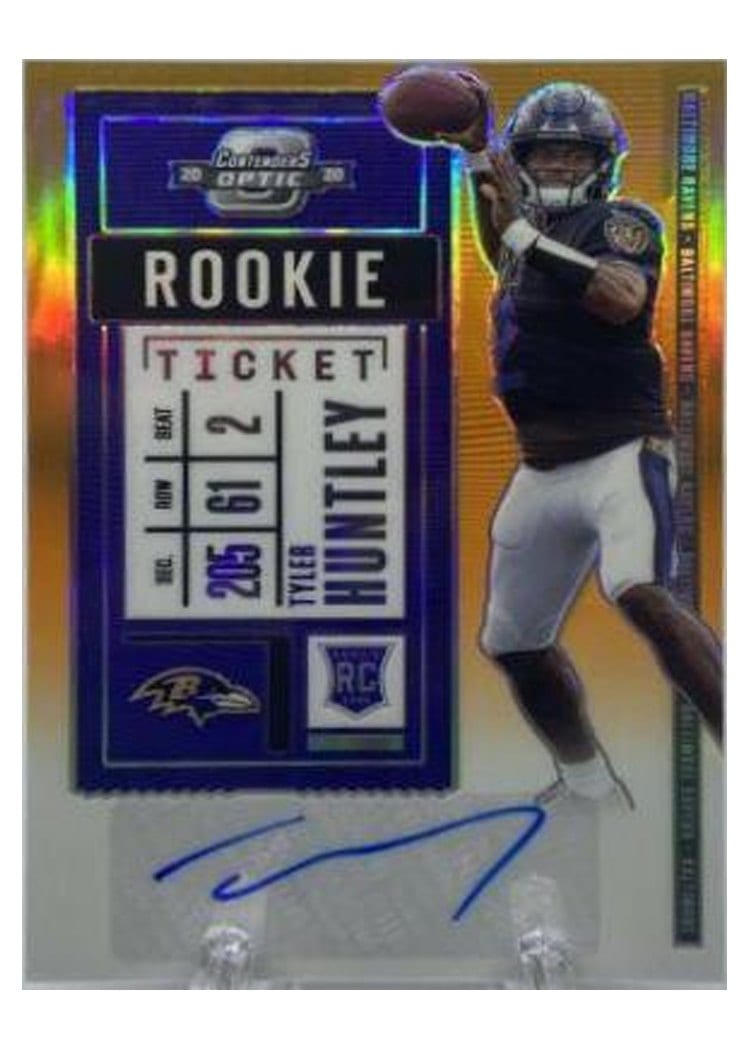 2020 Panini Contenders Optic Base Set Tyler Huntley #206 card