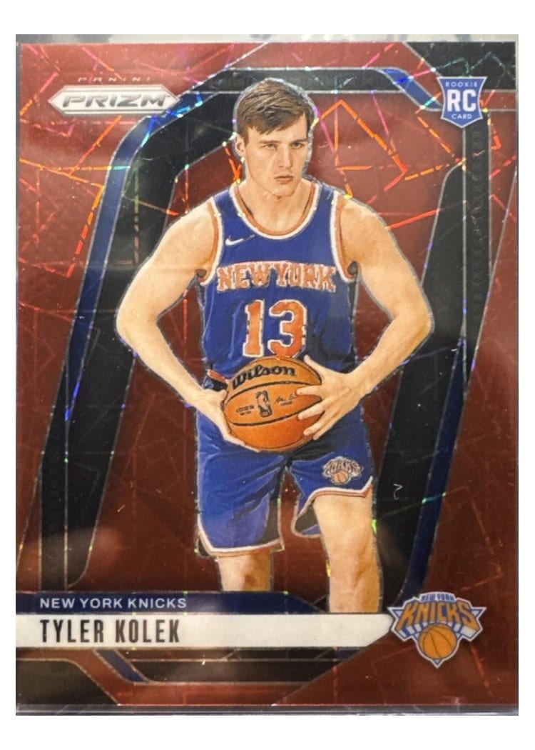 2024-25 Panini Prizm Base Set Tyler Kolek Red Lazer #225 card