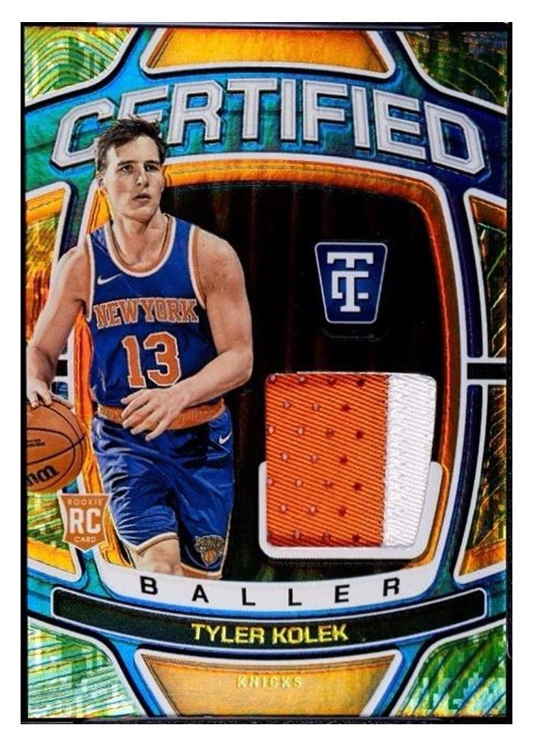 2024-25 Panini Totally Certified Certified Baller Tyler Kolek #CB-TLK card
