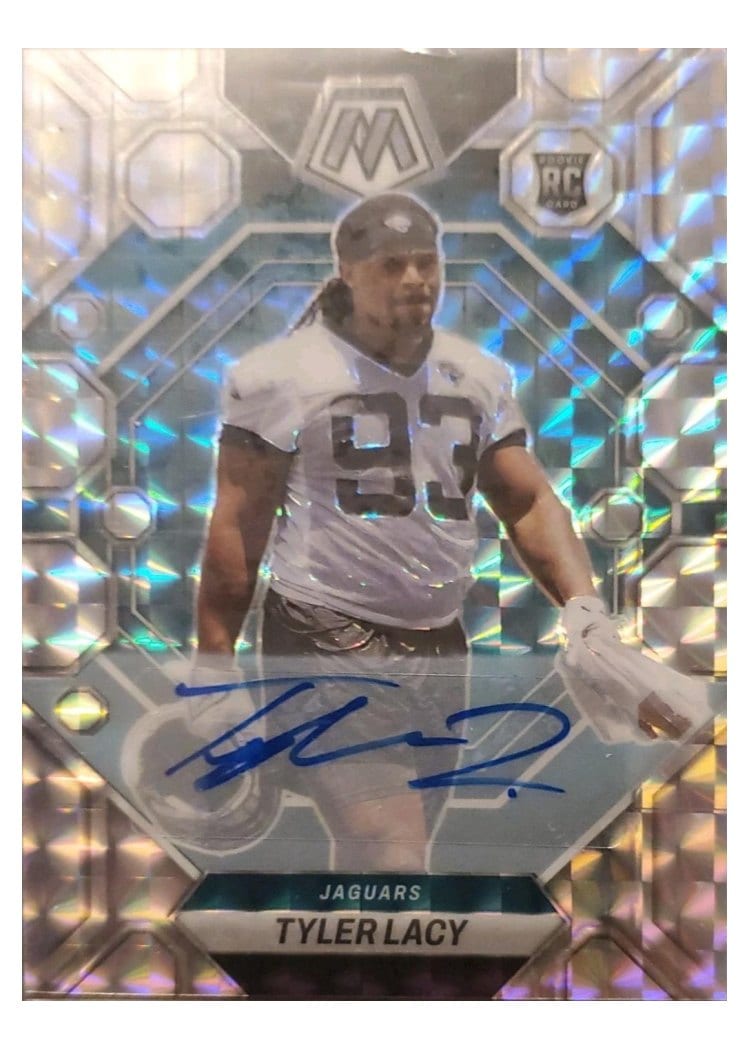 2023 Panini Mosaic Base Set Tyler Lacy Autograph #370 card