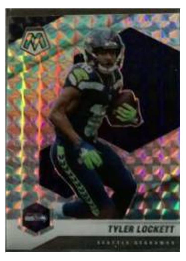 2021 Panini Mosaic Base Set Tyler Lockett #183 card