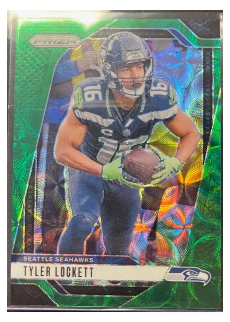 2024 Panini Prizm Base Set Tyler Lockett Green Scope #262 card