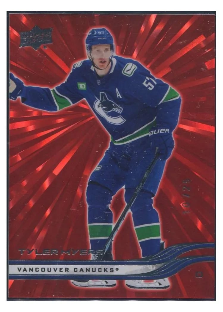 2025-26 Upper Deck Base Set Tyler Myers #180 card
