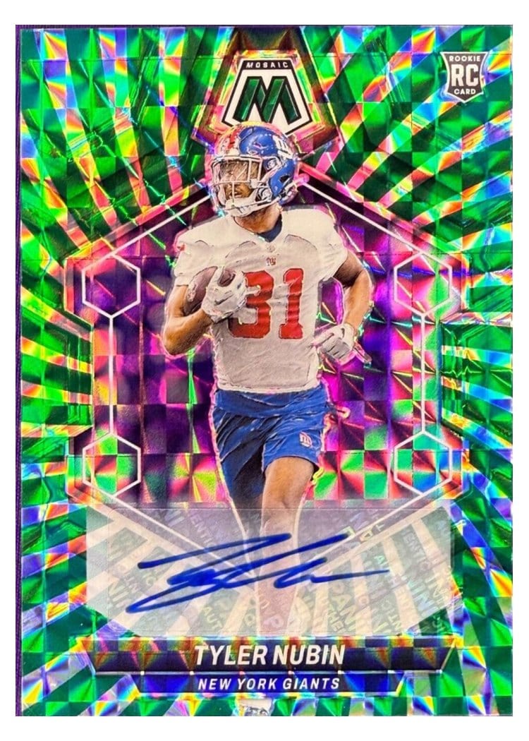 2024 Panini Mosaic Base Set Tyler Nubin #346 card