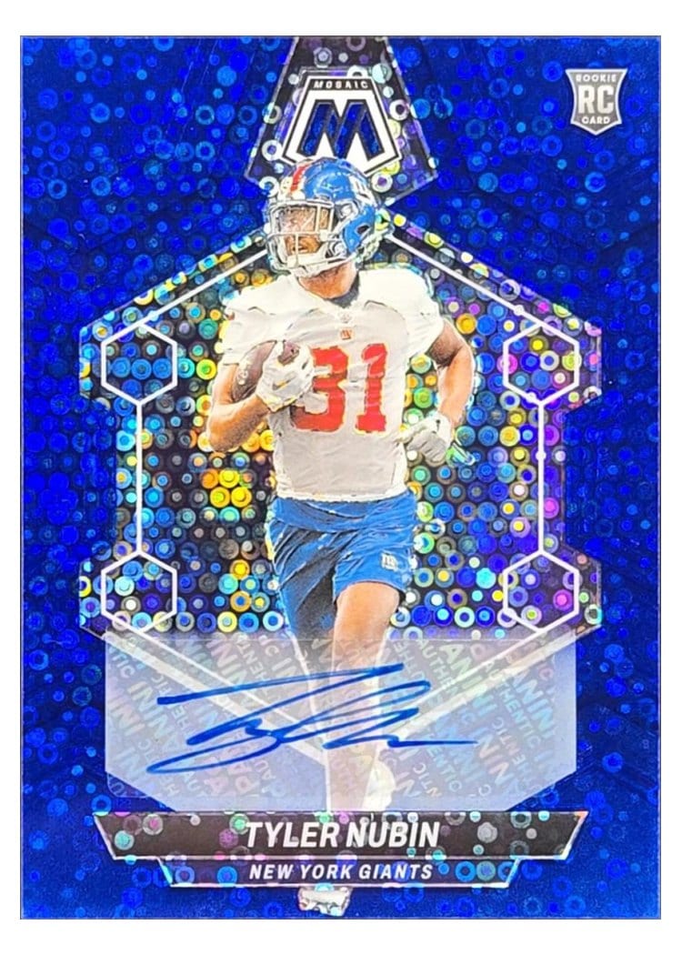 2024 Panini Mosaic Base Set Tyler Nubin #346 card
