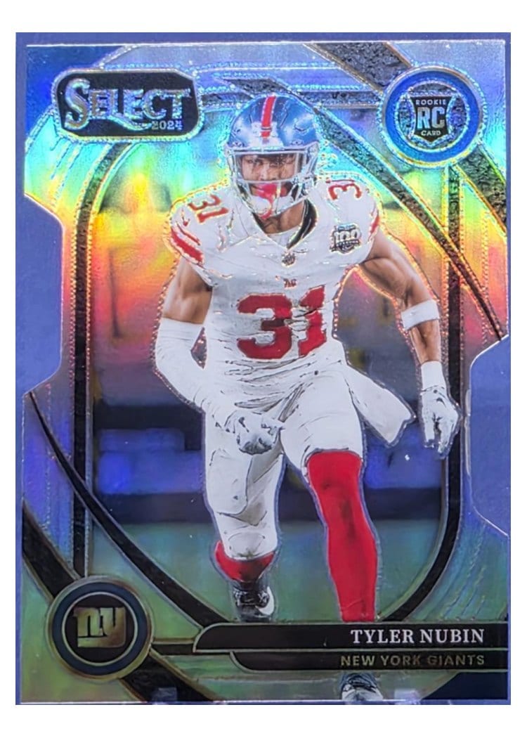 2024 Panini Select Base Set Tyler Nubin Silver Prizm Die-Cut #299 card