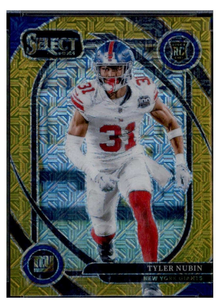 2024 Panini Select Base Set Tyler Nubin Gold Mojo #299 card