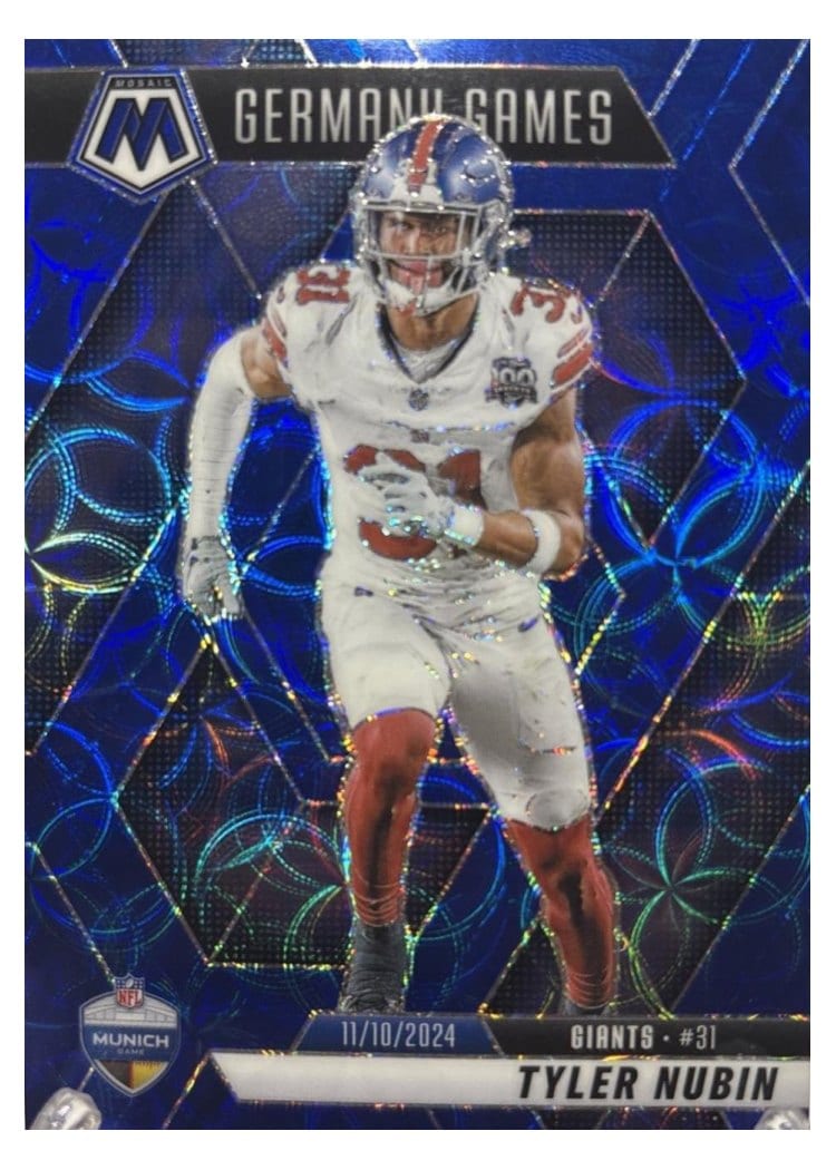 2025 Panini Mosaic Base Set Tyler Nubin #261 card