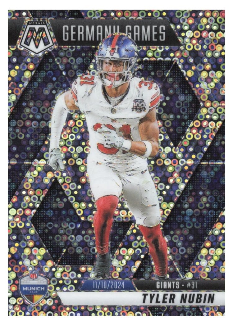 2025 Panini Mosaic Base Set Tyler Nubin #261 card