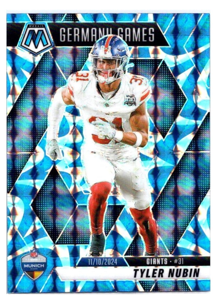 2025 Panini Mosaic Base Set Tyler Nubin #261 card