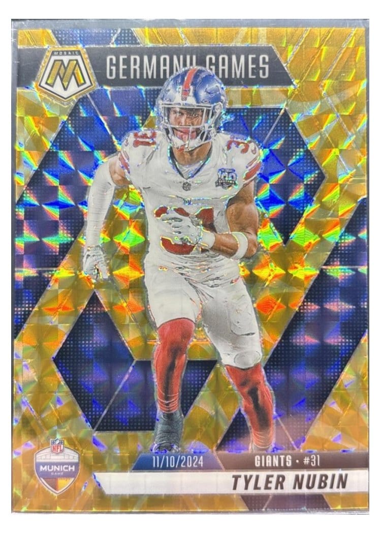 2025 Panini Mosaic Base Set Tyler Nubin #261 card
