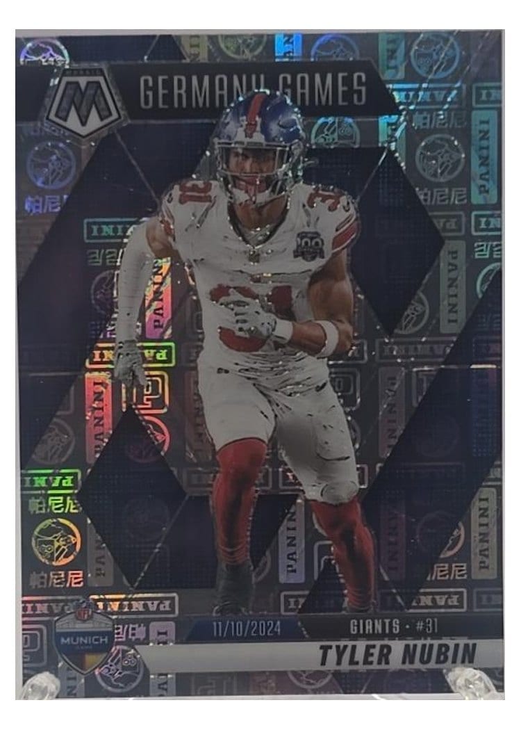 2025 Panini Mosaic Base Set Tyler Nubin #261 card