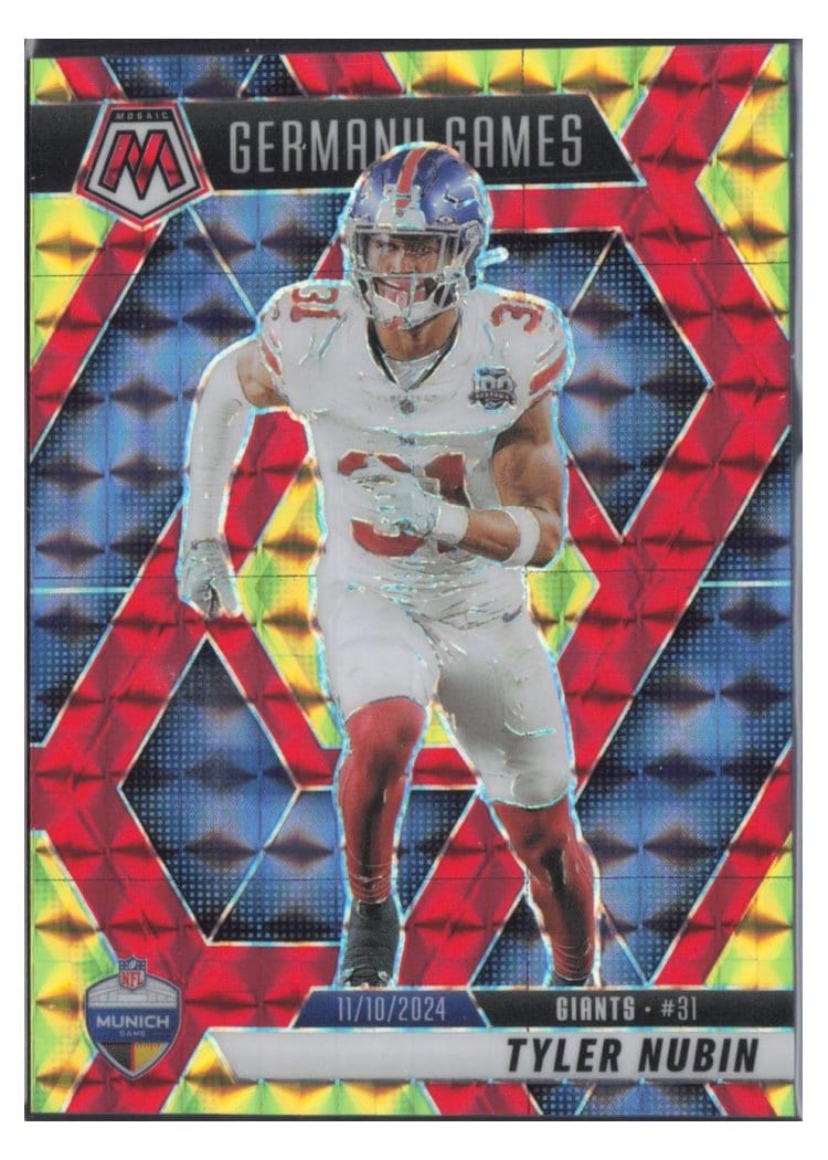 2025 Panini Mosaic Base Set Tyler Nubin #261 card