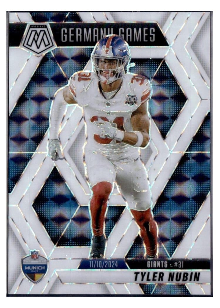 2025 Panini Mosaic Base Set Tyler Nubin #261 card