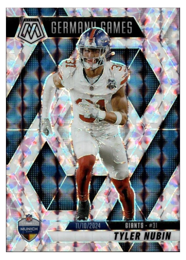 2025 Panini Mosaic Base Set Tyler Nubin #261 card