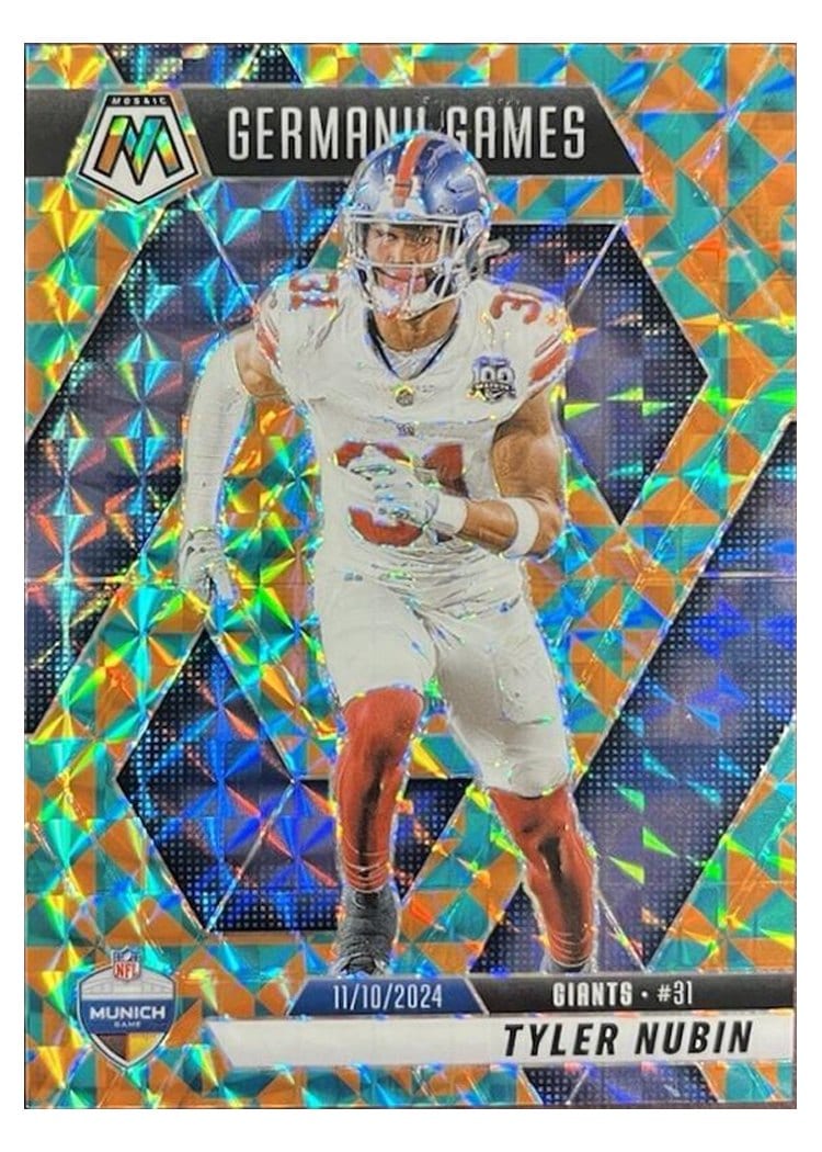 2025 Panini Mosaic Base Set Tyler Nubin #261 card
