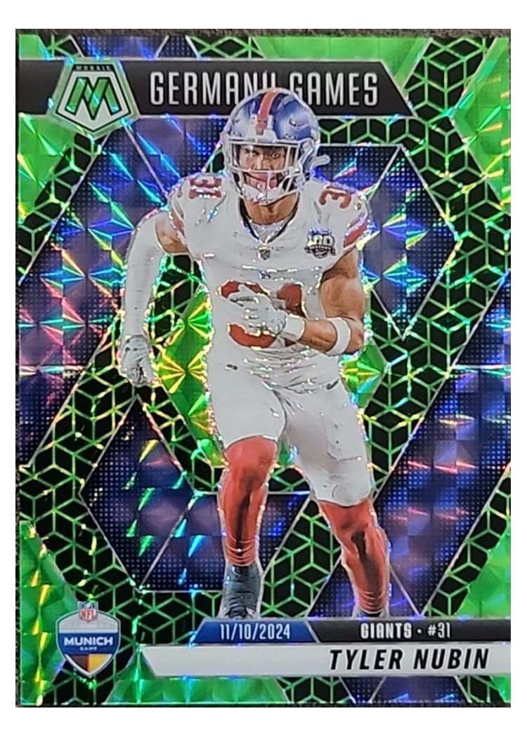 2025 Panini Mosaic Base Set Tyler Nubin #261 card