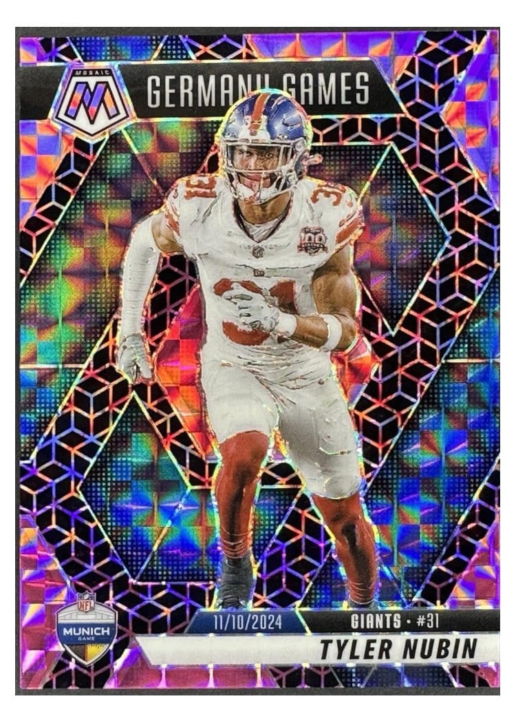 2025 Panini Mosaic Base Set Tyler Nubin #261 card
