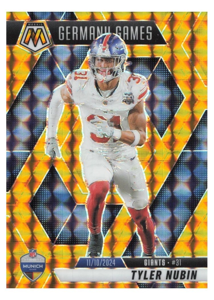 2025 Panini Mosaic Base Set Tyler Nubin #261 card