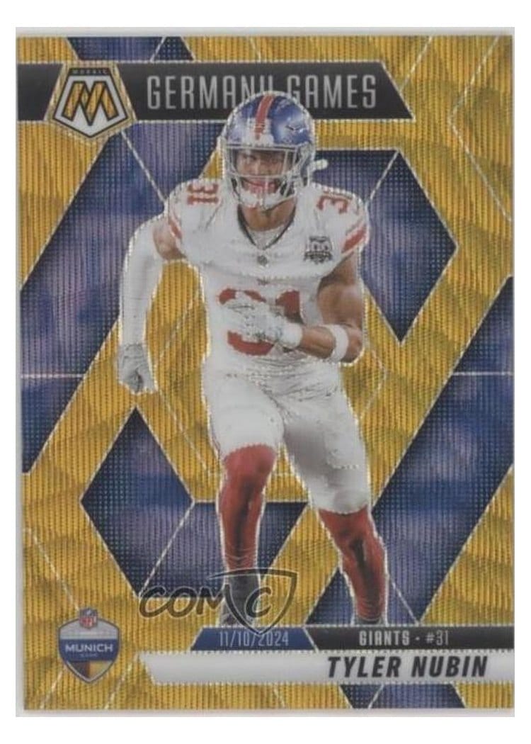 2025 Panini Mosaic Base Set Tyler Nubin #261 card