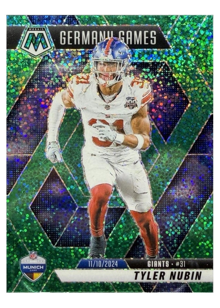 2025 Panini Mosaic Base Set Tyler Nubin #261 card