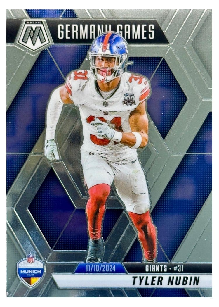 2025 Panini Mosaic Base Set Tyler Nubin #261 card
