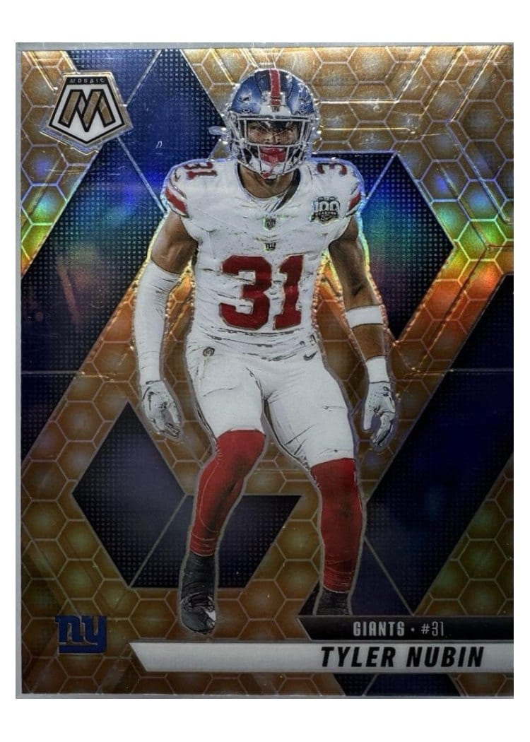 2025 Panini Mosaic Base Set Tyler Nubin #87 card