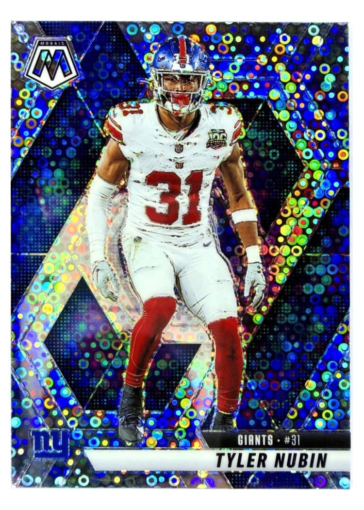 2025 Panini Mosaic Base Set Tyler Nubin #87 card