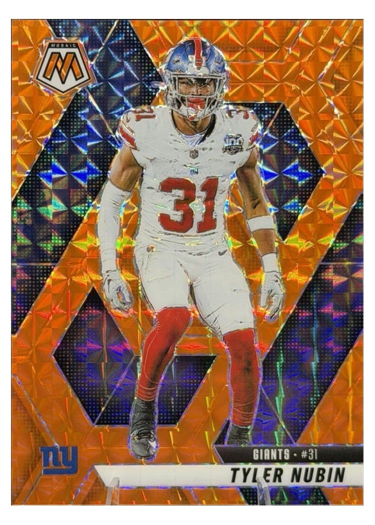 2025 Panini Mosaic Base Set Tyler Nubin #87 card