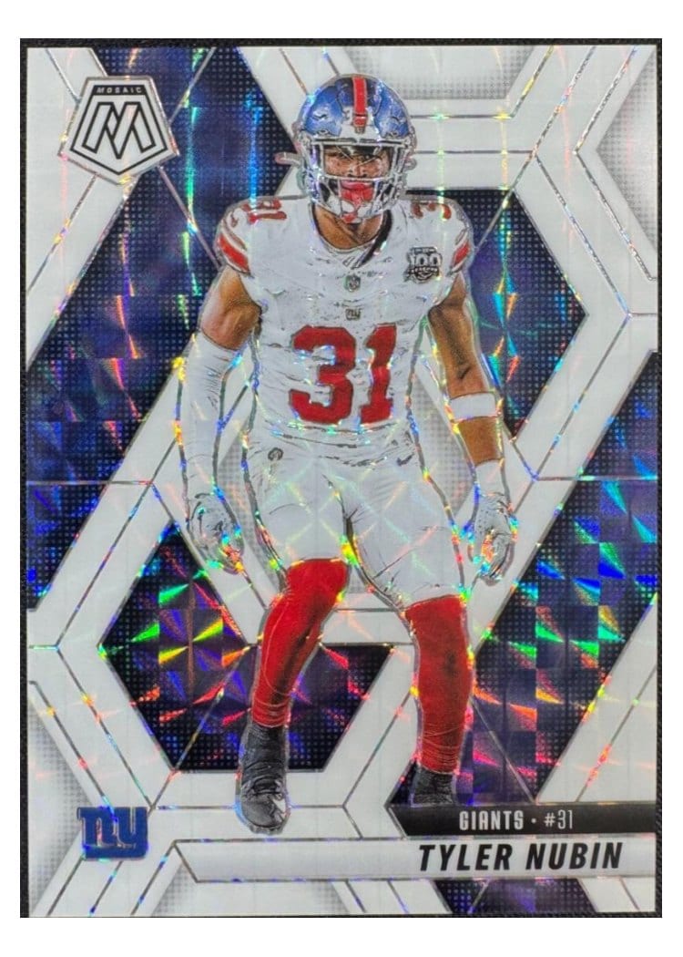 2025 Panini Mosaic Base Set Tyler Nubin #87 card