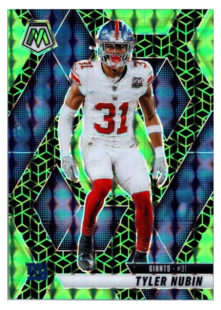 2025 Panini Mosaic Base Set Tyler Nubin #87 card