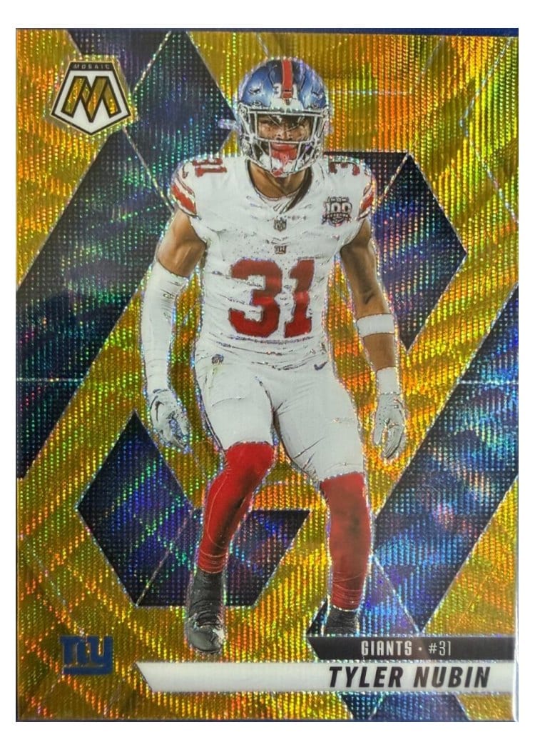 2025 Panini Mosaic Base Set Tyler Nubin #87 card
