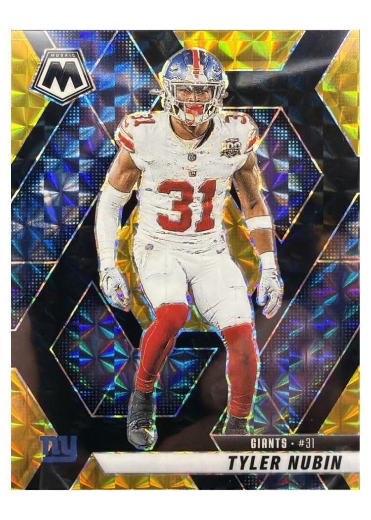 2025 Panini Mosaic Base Set Tyler Nubin #87 card