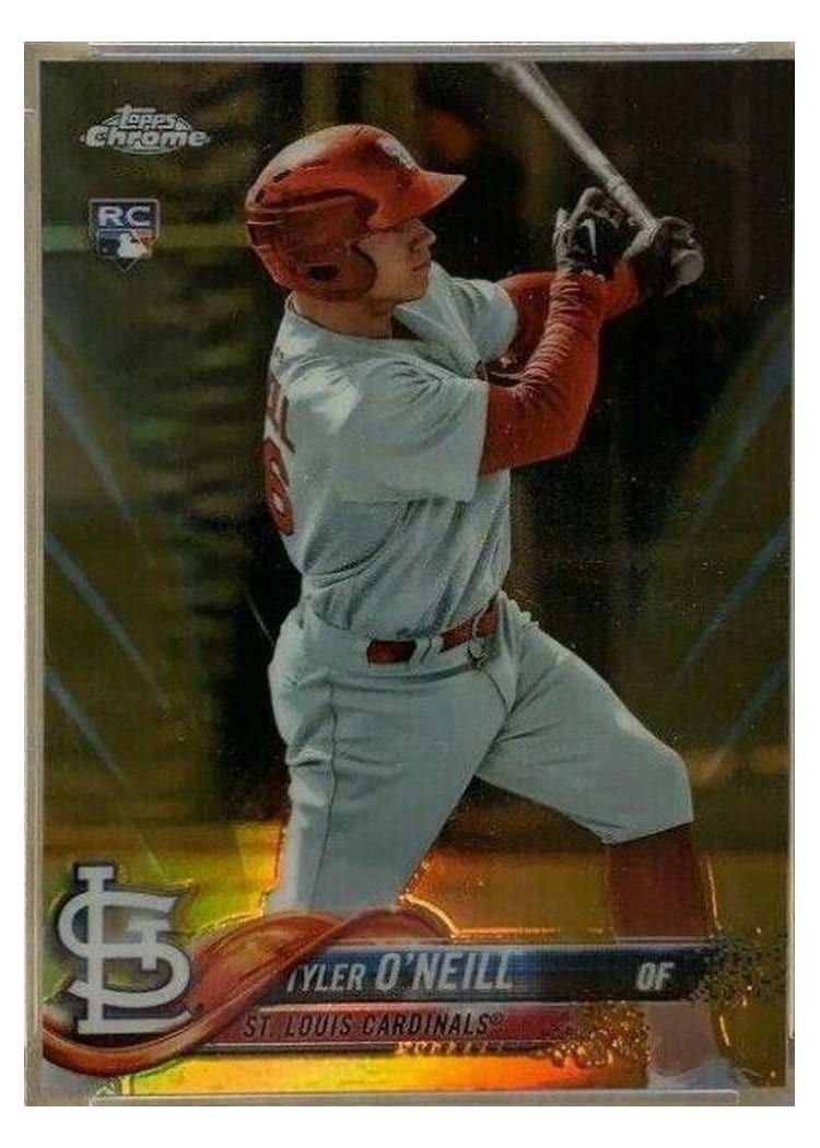 2018 Topps Chrome Base Set Tyler O'Neill #35 card