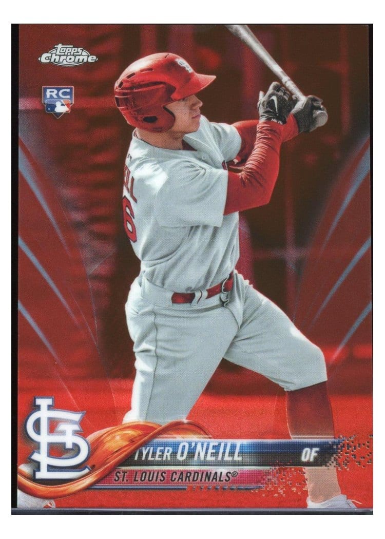 2018 Topps Chrome Base Set Tyler O'Neill #35 card
