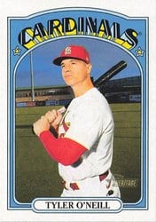 2021 Topps Heritage Base Set Tyler O'Neill #356 card