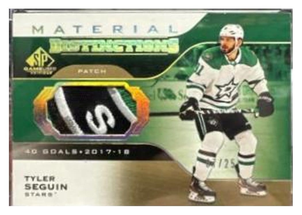 2020-21 SP Game Used Distinctions Materials Tyler Seguin #DM-SE card