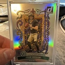 2025 Donruss Optic Downtown Tyler Shough #19 card