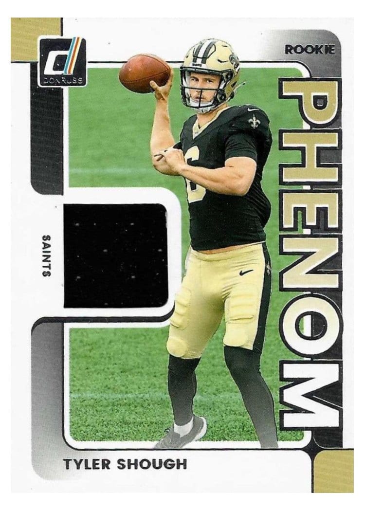 2025 Donruss Rookie Phenom Jerseys Tyler Shough #RPJ-TSH card