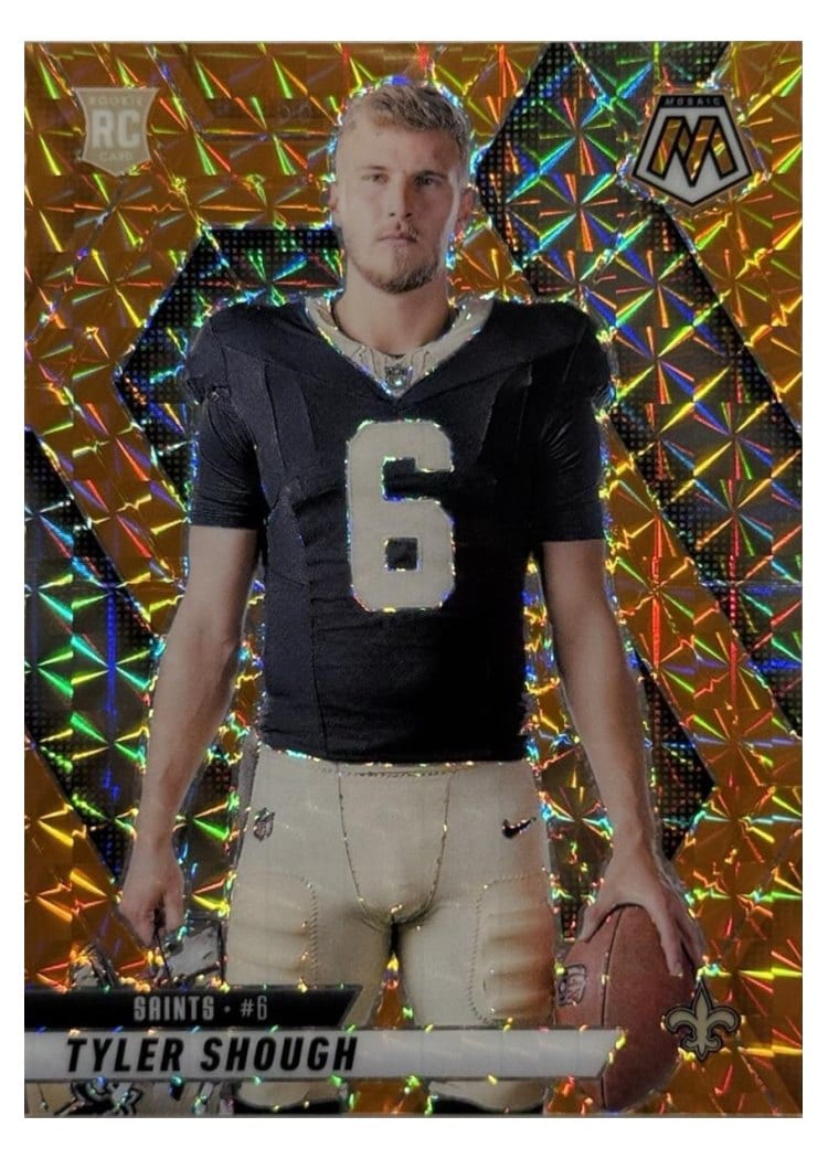 2025 Panini Mosaic Base Set Tyler Shough Orange #273 card