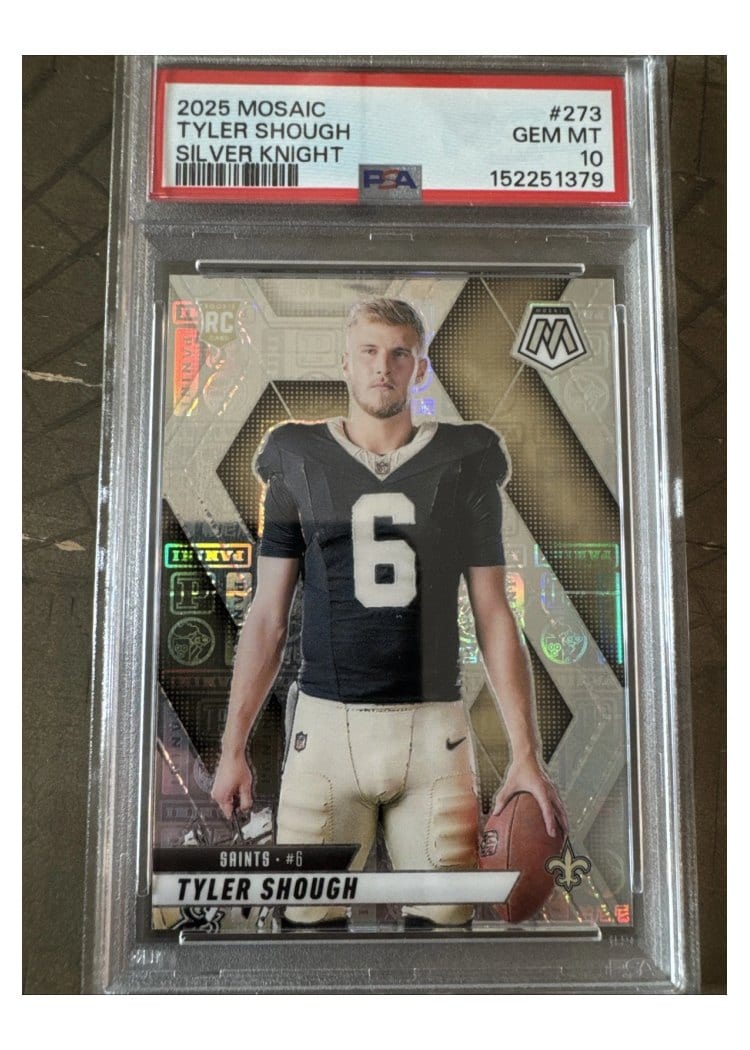 2025 Panini Mosaic Base Set Tyler Shough #273 card