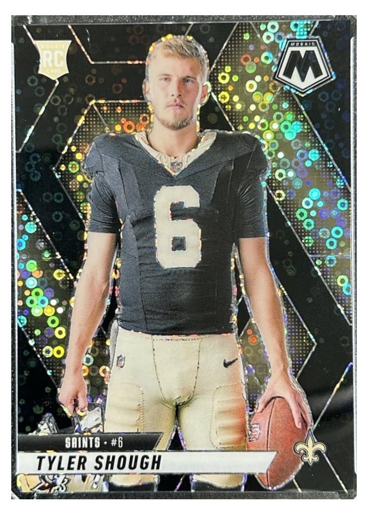 2025 Panini Mosaic Base Set Tyler Shough No Huddle Black #273