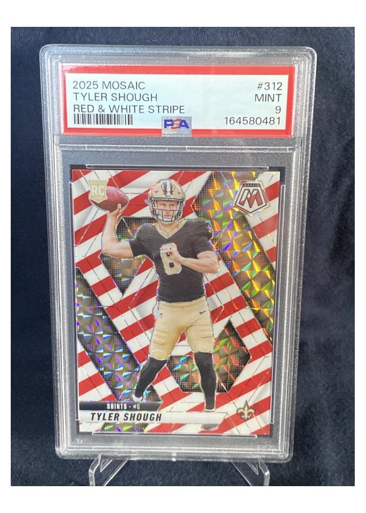 2025 Panini Mosaic Base Set Tyler Shough #312 card