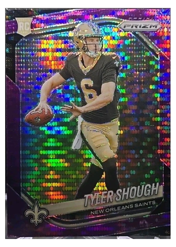 2025 Panini Prizm Base Set Tyler Shough #327 card