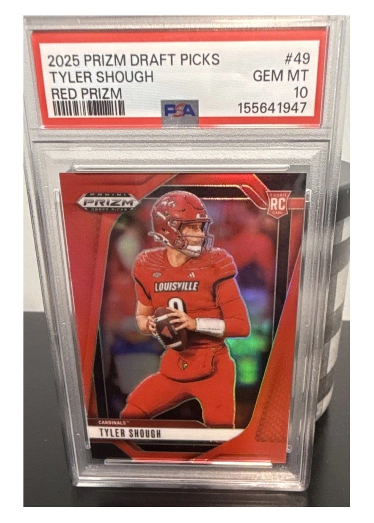 2025 Panini Prizm Base Set Tyler Shough #327 card