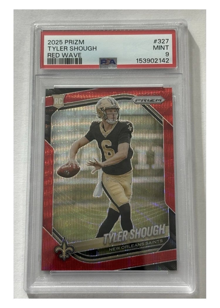 2025 Panini Prizm Base Set Tyler Shough #327 card