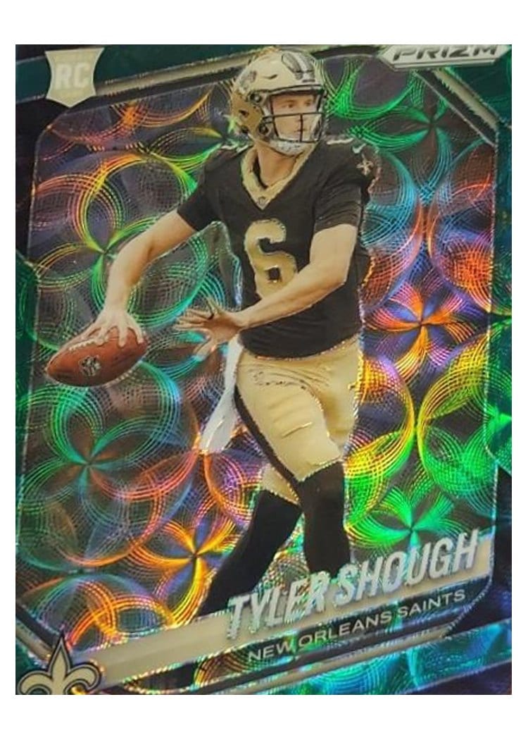 2025 Panini Prizm Base Set Tyler Shough #327 card