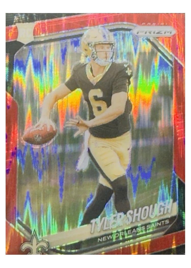 2025 Panini Prizm Base Set Tyler Shough #327 card