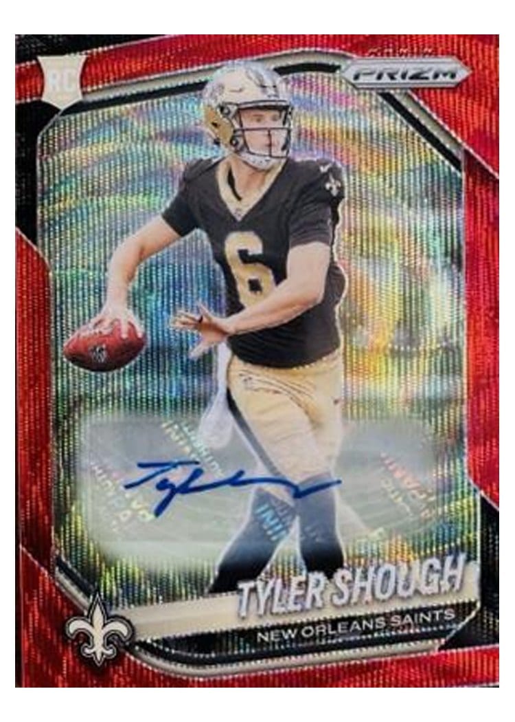2025 Panini Prizm Base Set Tyler Shough #327 card